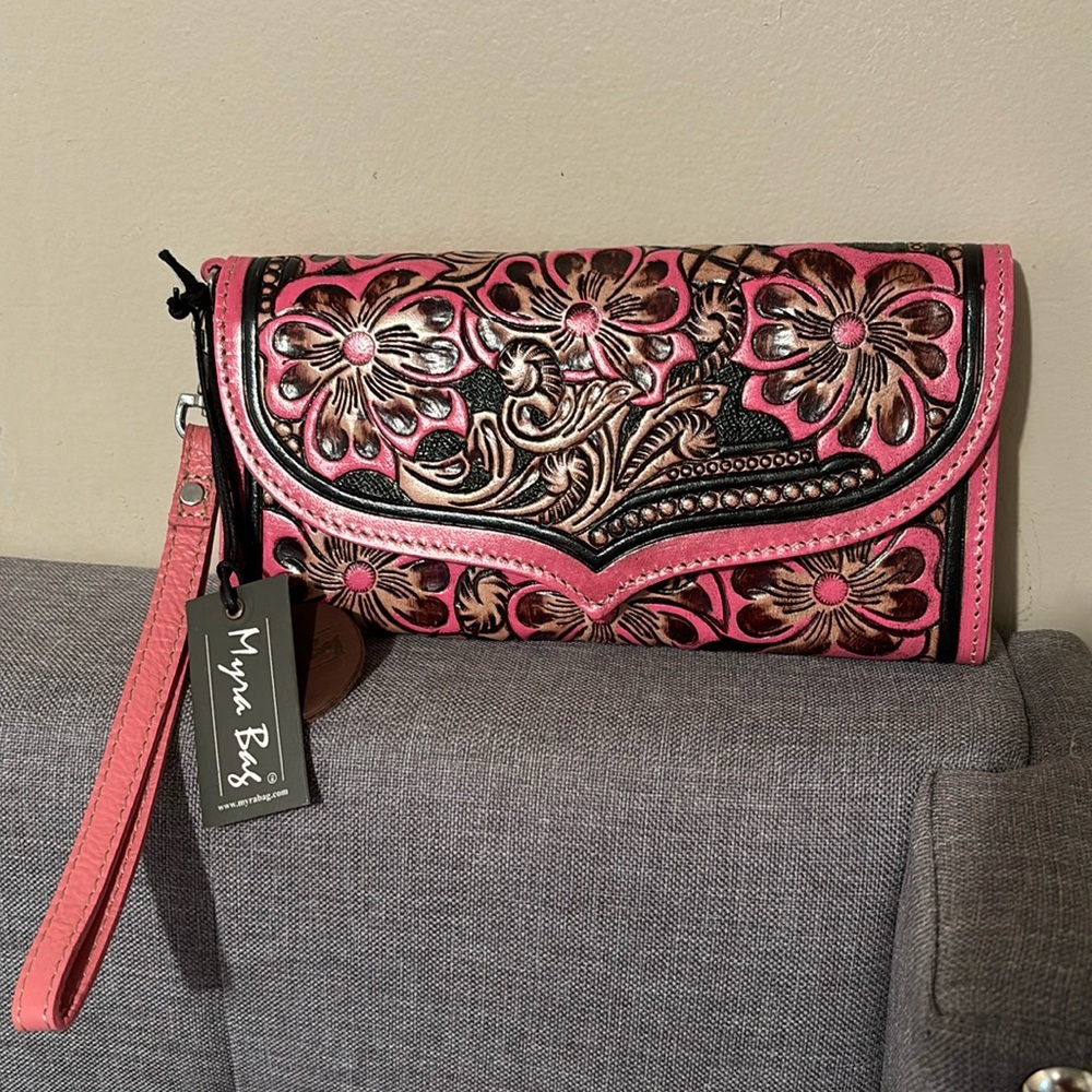 Myra leather wallet
